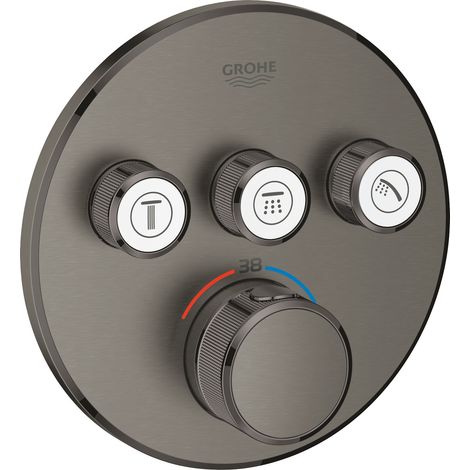 Grohe Grohtherm SmartControl Set di finitura termostatica da incasso, 3 uscite (29121AL0)