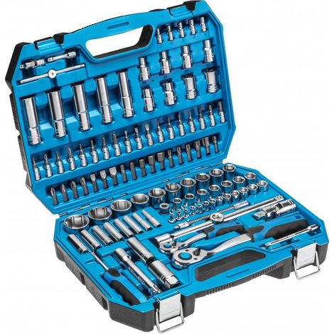 Ensemble d'outils Hogert HT1R432 1/4'' 1/2'' 112 unités