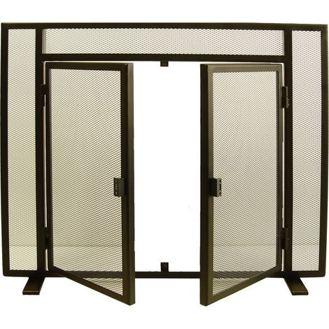 IMEX-10404 Salvachispas simple con puertas negro [imex-10404]