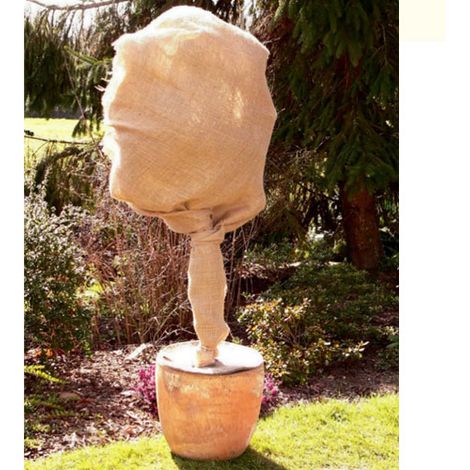 Nortene – Rouleau toile de jute d'hivernage 1m x 10m – Isolation naturelle pour plantes – Permet circulation air et humidité – Protection contre le gel