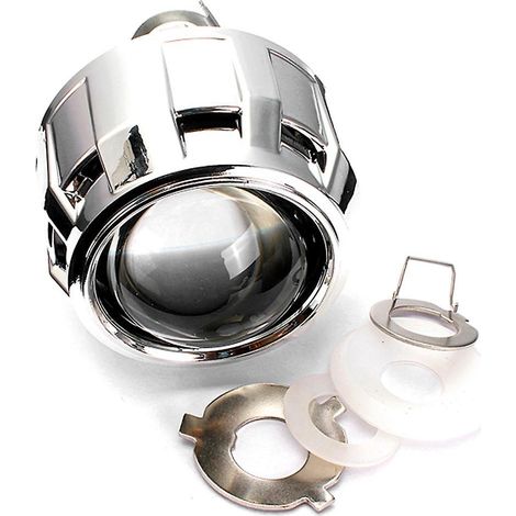 Mini lentille de projecteur bi-xénon de 2,5 pouces pour véhicules à conduite à droite, compatible avec les ampoules H1, H4 et H7