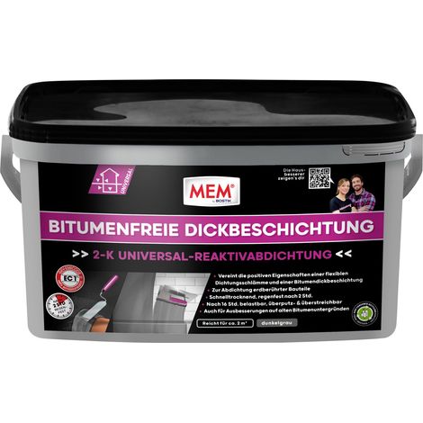 MEM Bitumenfreie Dickbeschichtung 5 kg (1/3)