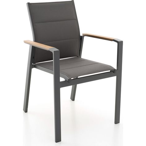 Poltrona poltrone beverly antracite in alluminio m0948-38 arredamento giardino
