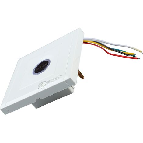 Interrupteur tactile de contrôle d'accès, isolation tactile, 12 à 24 V CC, bouton d'ouverture de porte de sortie pour porte en bois ou en fer (1/5)