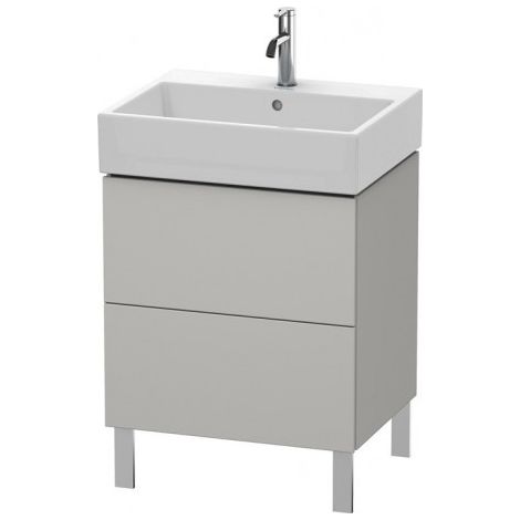 Meuble vasque L-CUBE 582x584x459mm en béton