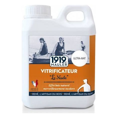 Vitrificateur ultra mat 1L pour parquet – Protection longue durée contre rayures et taches – Application facile sur bois brut – 1919 By Mauler