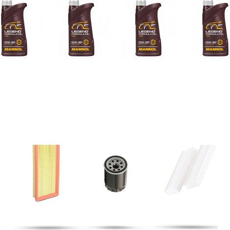 Kit tagliando 3 FILTRI e 4L OLIO compatibile con Opel Astra L 1.2 81kw Dal 2021 (1/4)