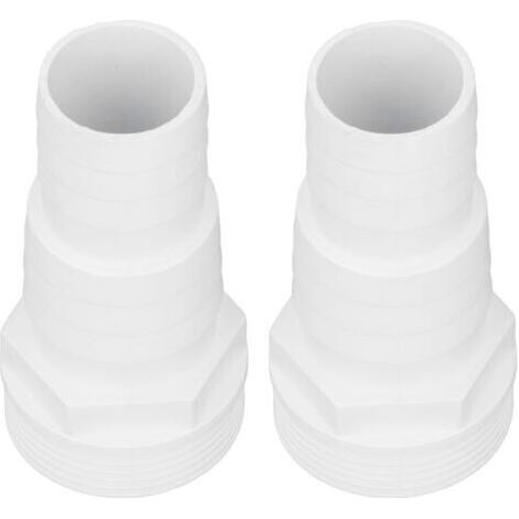 Adaptateur tuyau de pompe filtre piscine 1-1/2 pouce filetage mâle – Matériau plastique durable – Installation simple et connexion stable (1/5)