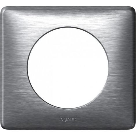Plaque aluminiumm céliane 1 poste legrand