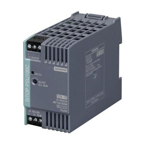 Siemens SITOP PSU100C fuente de alimentación carril DIN 24 V 2,5 A