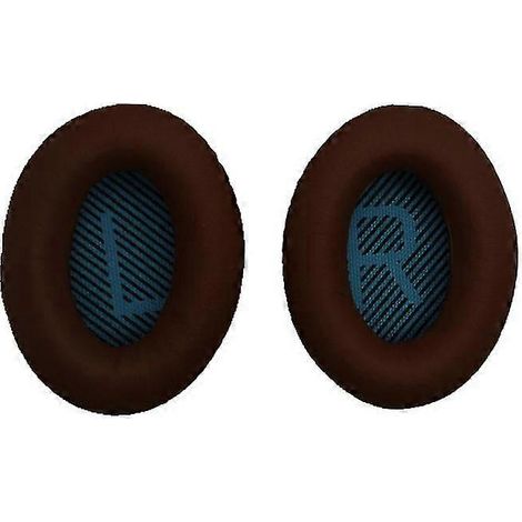 Coussinets d'oreille de rechange compatibles avec les casques Bose Quiet Comfort 35/ Bose QC 35/25/15/AE2/AE2i-Coffee (1/2)