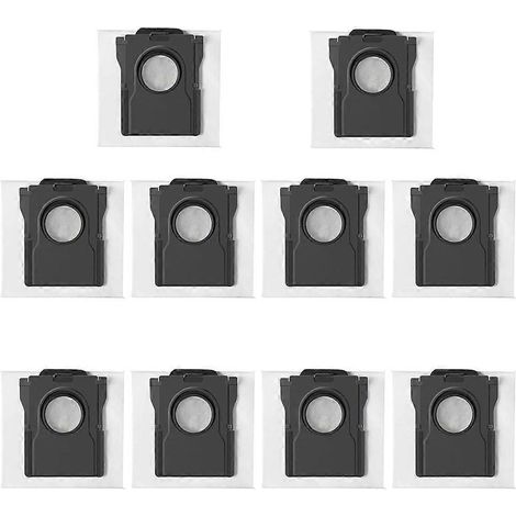 Sacs à poussière de remplacement pour aspirateur robot DREAME D20 Air Plus : paquet de 10 pour DREAME L60 Ultra PE / DREAME Govac 401 (1/5)