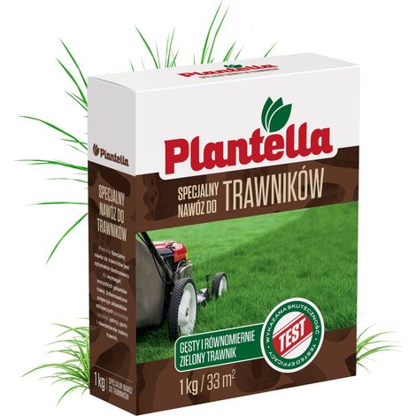 PLANTELLA Frühjahrs-Rasendünger Stickstoff für Ziergräser 1 kg