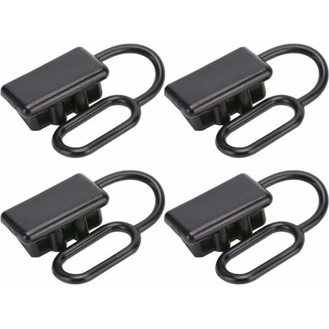 4 pièces/ensemble bouchon de batterie couvercle en caoutchouc souple capuchon anti-poussière, for connecteurs de couvercle de prise Anderson connecteurs d'alimentation cc 50A-LIAIKI (1/5)