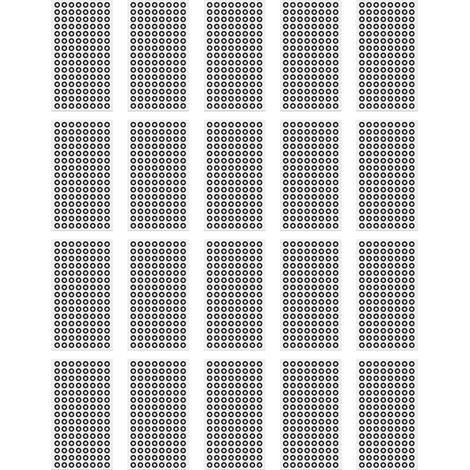 Marqueurs réfléchissants, 20 feuilles, cibles de positionnement à réflexion diffuse pour balayage 3D, suivi optique, diamètre intérieur 3mm, diamètre extérieur 6mm (1/5)