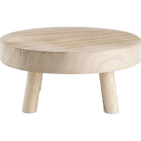 Pot de Plante Design [Sans Marque] - Présentoir Bois Paulownia Élégant et Rustique avec finition anti-décoloration pour petite plante feuillage épais (1/5)