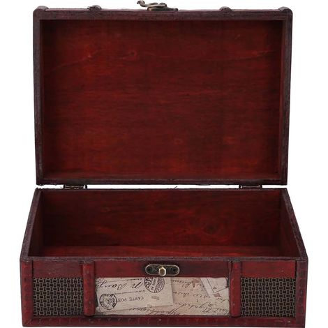 Vintage Buchbox aus Holz zur Aufbewahrung von Büchern und
