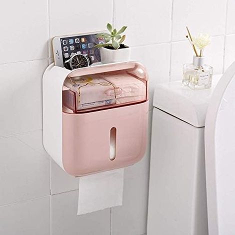 Wandhalterungs Toilettenpapierhalter für Badezimmerablage
