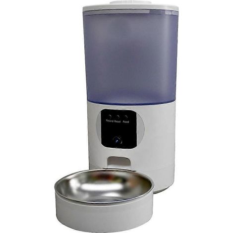 Automatischer Katzenfutterspender, 140° Weitwinkel, 6L herausnehmbarer und leicht zu reinigender Behälter, US-Stecker. (1/5)