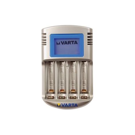 Varta LCD Charger 12V&USB Caricabatterie universale NiMH Ministilo (AAA), Stilo (AA)