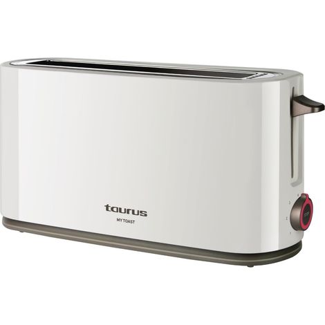 Grille-pain Blanc 1 Fente Longue 1000W (1/2)