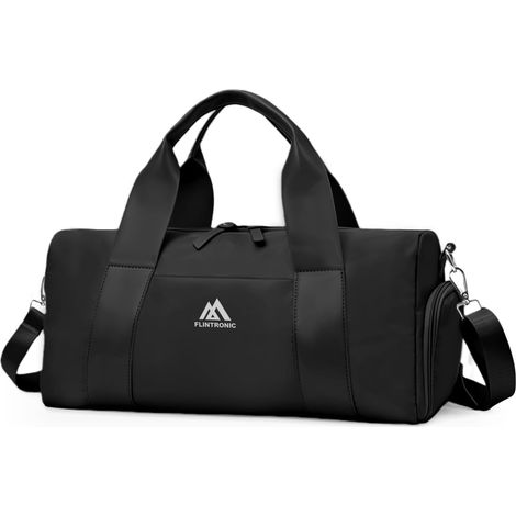 Women's Sports Bag, Girls' Travel Bag, Gym Duffle Bag with Shoe Compartment and Waterproof Pocket, for Swimming, Yoga, Gymnastics, Travel, Dance - 40 x 19 x 20 cm (1/5)