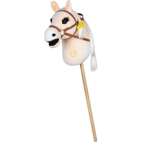 taglia unica, Nero: Cavallino peluche Hobby horse