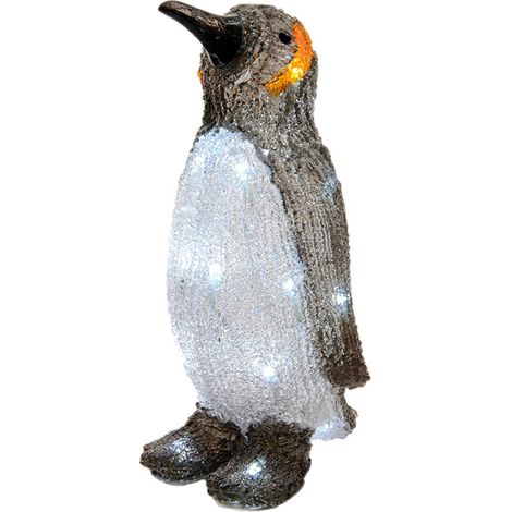 Figura di pinguino LED acrilico per esterni