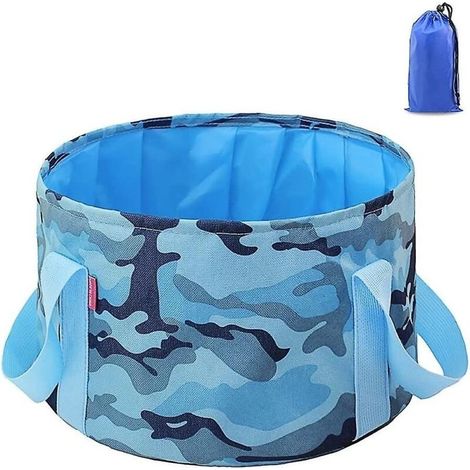 Zusammenfaltbarer und tragbarer 15-Liter-Eimer für Outdoor-Aktivitäten, Angeln und Camping (1/5)