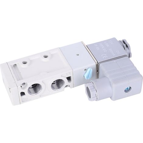 5-Wege-Magnetventil mit Gehäuse aus Aluminiumlegierung MVSC220-4E1 G1/4 Zoll für diverse pneumatische Systeme (1/5)