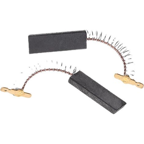 2 pièces Charbons moteur Brosses de charbon pour lave-linge et sèche-linge I Lot de 2 pièces détachées pour Bosch, Siemens, Constructa et Neff (1/3)