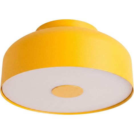 Sollux OMIQ Plafonnier cylindrique Omiq jaune 4x E27 (1/2)