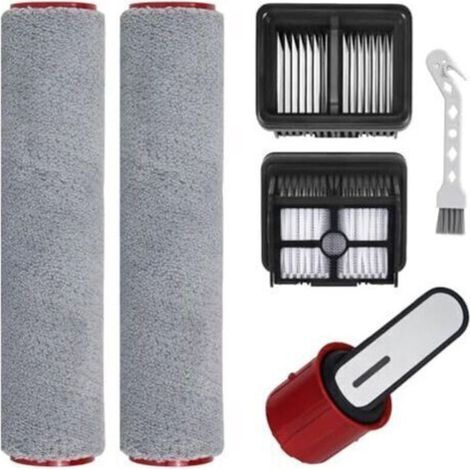 H12 Pro FlexReach Accessories for Dreame H12 Pro FlexReach Wet and Dry Replacement Parts 5-Piece Accessory Set Includes 2 Brush Rolls, 2 Filter Replacements, 1 Brush (1/5)