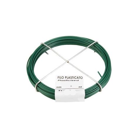 MATASSINA FILO PLASTICATO N. 8 D 1,6 MM 16 M VERDE