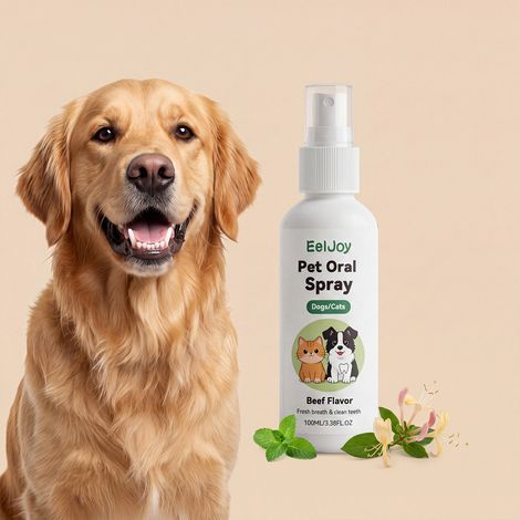 Spray rafraîchissant pour l'haleine des animaux, idéal pour le nettoyage quotidien, convient aux chats et aux chiens – 100 ml (1/5)