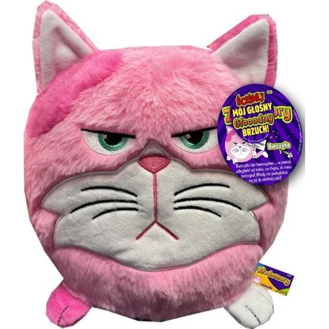 Złodomory - peluche gatto rosa Burczylia 21 cm