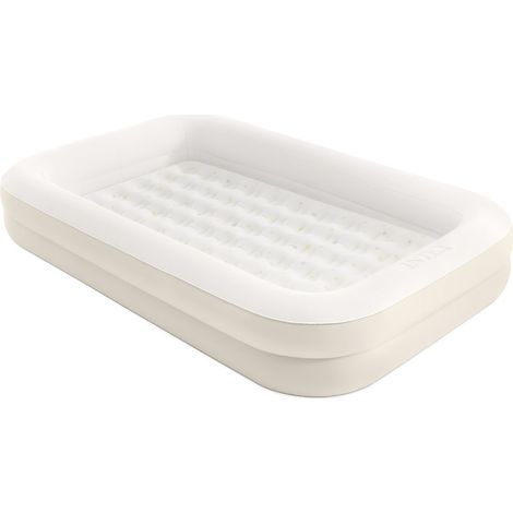 Intex – Matelas gonflable 66811NP pour enfants – Dimensions 168 x 107 x 25 cm – Confortable avec cadre sûr – Pompe manuelle incluse (1/5)