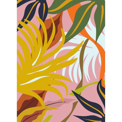 Papier peint panoramique - Tropical - 130 cm x 180 cm (1/2)