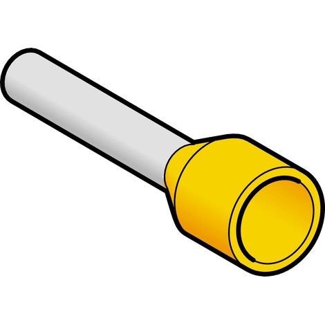 Linergy DZ5 embout de câble taille court 0,25mm² jaune NF SCHNEIDER DZ5CE002L6