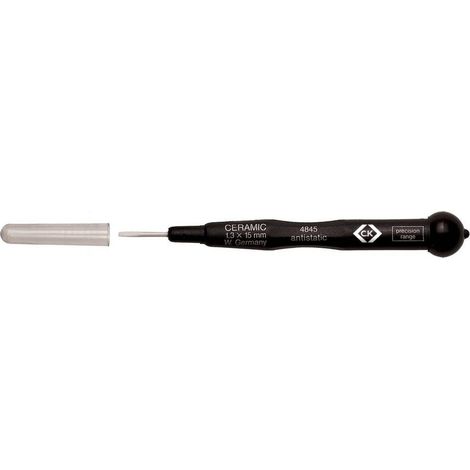C.K. Destornillador Plano Antiestático 1,3 mm Hoja 15 mm