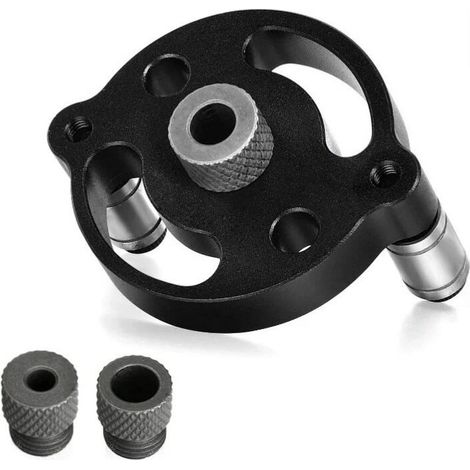 Holzbearbeitungs-Taschenlochlehre, 6/8/10 mm, selbstzentrierende vertikale Positionierung, Bohrlehre, Bohrerführung, Stanzmaschine, Holzbearbeitungswerkzeuge, 1 Stück (1/5)