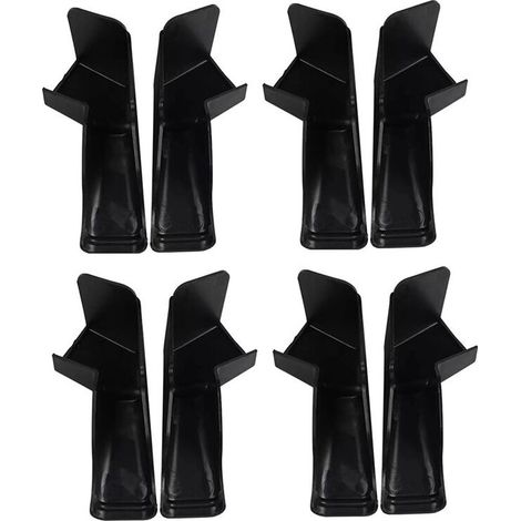 Adatto come accessorio di protezione per canali di scolo di camper, barre portatutto e canali di scolo per rimorchi con prolunghe 4 a sinistra e 4 a destra.