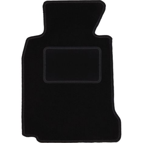 Alfombrilla de conductor negra para: BMW 5 E39 sedán, familiar, touring (1996-2004)