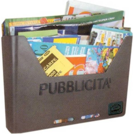 PORTA PUBBLICITA ALUBOX CAROSELLO GRIGIO GHISA