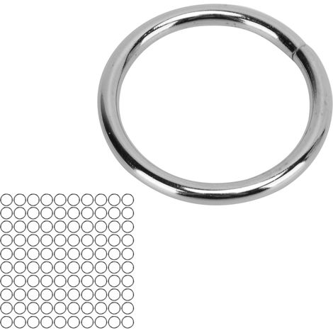 Harnais de poitrine pour chien avec boucle ronde argentée, protection de siège pour chien, accessoires de bagages, boucle ronde 25 x 3,5 mm / 0,98 x 0,14 po (1/5)