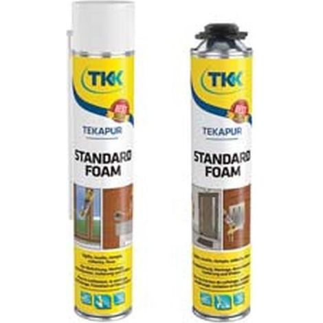 Schiuma poliuretanica universale tekapur standard foam - Specifiche: applicazione manuale - Capacità: ml 750 - 6 pz