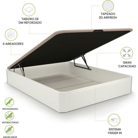 Canapé Luxury 3D Blanco 150x190 (1/5)