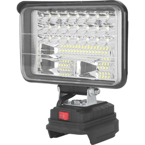 Lampe de travail LED sans fil 5400lm, portable et puissante, compatible avec batteries BL1430 BL1440 BL1450 BL1460 (1/5)