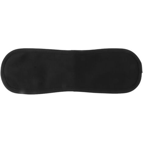 Nackenstütze mit Rizinusöl, Polyester-Baumwoll-Mischgewebe, leberstützend, weniger schmutzanfällig, wiederverwendbar, waschbar, komfortabel, für erholsamen Schlaf, schwarz (1/5)