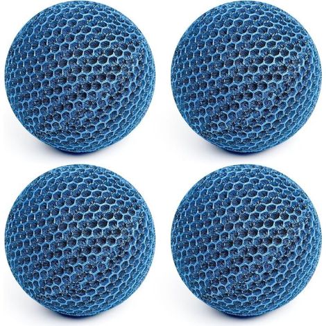 Lot de 4 Absorbeurs de Écume de Piscine Réutilisables, Éponge de Filtre Absorbant de Huile, Eponge Filtrante pour Spa Jacuzzi, Nettoyant en Mousse pour Piscine, Baignoire, Jacuzzi